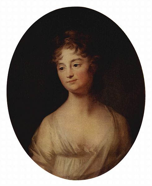 Portrat einer Frau, Oval